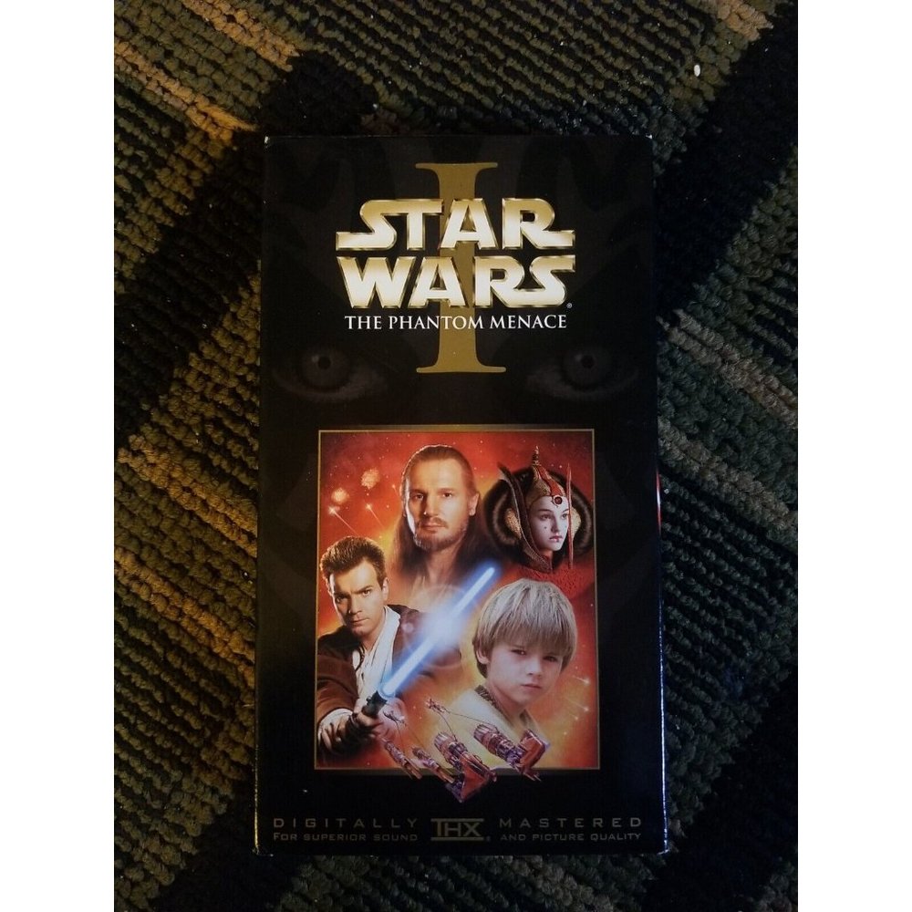 Vintage Star Wars Episode 1 The Phantom Menace VHS 1999 used  P4157